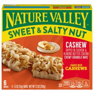 Nature Valley Protein Sweet & Salty Nut cashew 6 bar pack