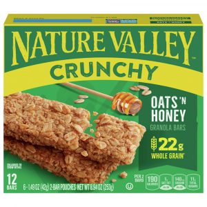 Nature Valley Crunchy Oats N honey 12 bar pack