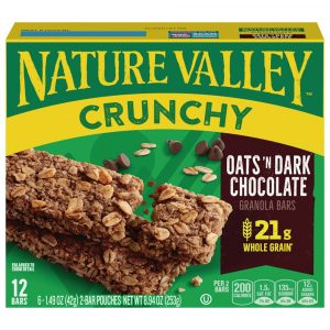 Nature Valley Crunchy Oats N Dark Chocolate 12 bar pack