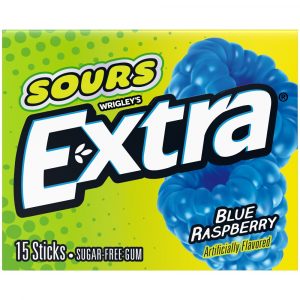 Wrigley’s - Extra Long Lasting Flavor Sours Blue Raspberry