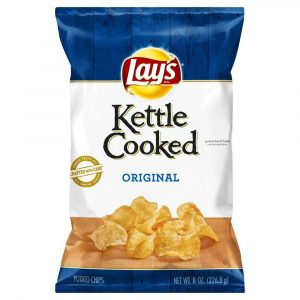 Lay’s Chips Kettle Cooked Original 8oz Big Bag