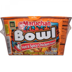 Maruchan Soup Ramen Bowl Hot & Spicy Chicken 3.32oz