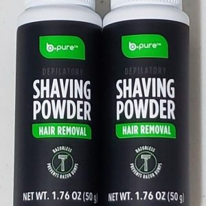 B Pure Depilatory Shaving Powder Hair Removal 1.76oz