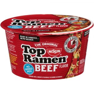 Nissin Top Ramen Beef 3.28oz