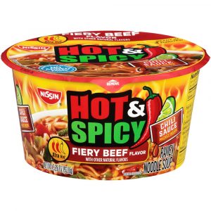 Nissin Hot & Spicy Fiery Beef 3.32oz