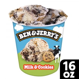 Ben & Jerry's Ice Cream Milk & Cookies 473ml