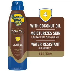 Banana Boat - Spray 6oz Deep Tanning Dry Oil 4SPF