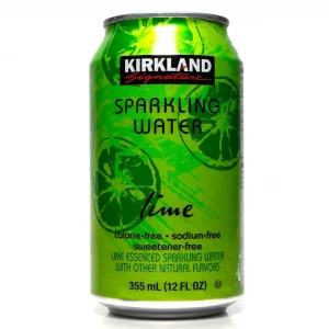 Kirkland Sparkling Water (Can) Lime