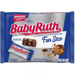 Baby Ruth Dry Roasted Peanuts, Caramel and Smooth Nougat 1.9oz