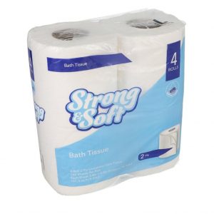 Toilet Paper Strong & Soft - 4 Rolls