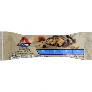 Atkins Caramel Chocolate Nut Roll Bar 1.55oz