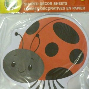 Birthday Supplies Shaped Decor Sheets 36PC