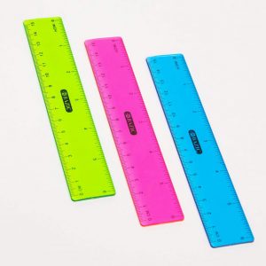 Jot Plastic Rulers 3Pc