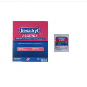 Benadryl Allergy 25mg (2 Diphenhydramine Tablets)