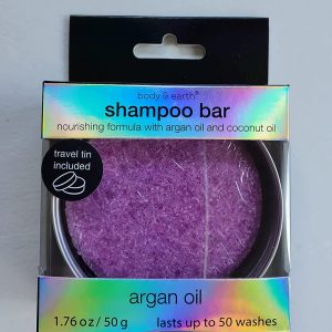 Body & Earth Shampoo Bar Argan Oil 3.4oz