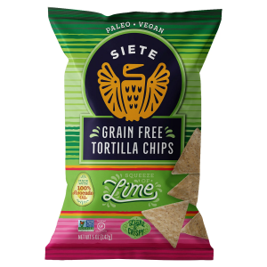 Siete Grain Free Tortilla Chips Lime 5 oz