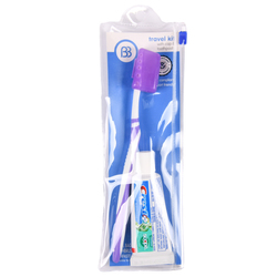 Brush Buddies Travel Kit with Cap & Toothpaste