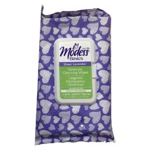 Modess Basics Feminine Cleansing Wipes Purple - 32