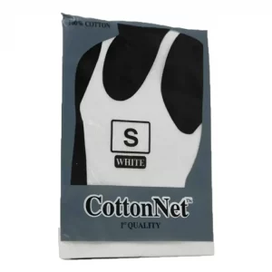 Cotton Net Men’s A-Shirt White Small