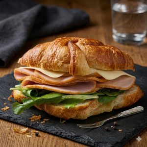 Big Croissant Ham/Cheese