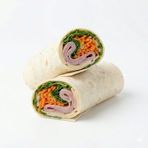 Turkey & Cheese Wrap 2 pieces