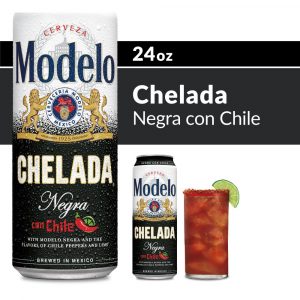 Modelo Negra Con Chile Chelada Can 24oz