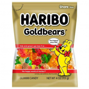 Haribo Gummi Candy Goldbears 4oz
