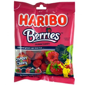 Haribo Gummi Candy Berries 4oz