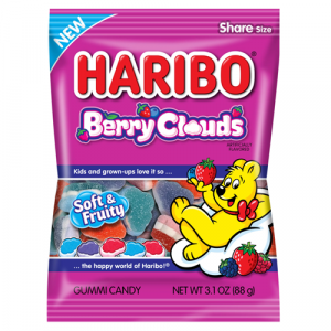 Haribo Gummi Candy Berry Clouds 3.1oz