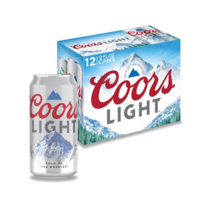 Coors Light 12 Pack Can 12oz