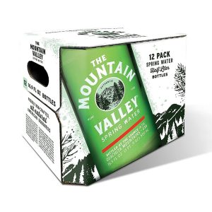 The Mountain Valley Spring Water Glass Bottle 33oz