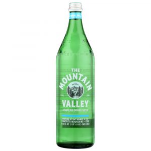 The Mountain Valley Sparkling Water Glass Bottle 33oz