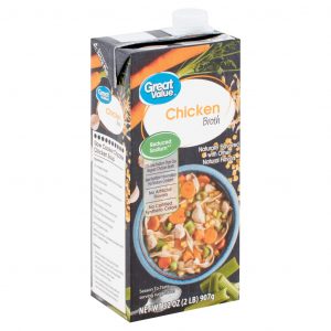 Great Value Chicken Broth Reduced Sodium 32.oz
