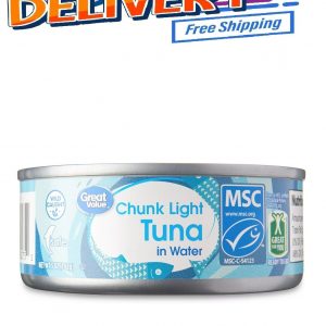 Great Value chunk Linght tuna 5 oz (142g)