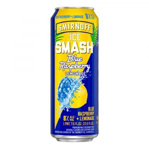 Smirnoff Smash Blue Raspberry+Blackberry Can 24oz