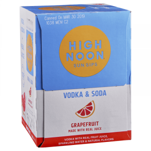 High Noon Vodka Seltzer grapefruit 12oz