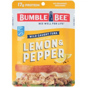 Bumble bee Wild Caught Tuna Lemon & Pepper 2.5oz
