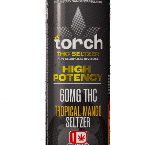 Torch THC Seltzer Tropical Mango High Potency 60mg 12oz