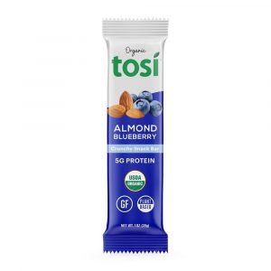 Tosi Crunchy Bar Almond Blueberry 1 oz