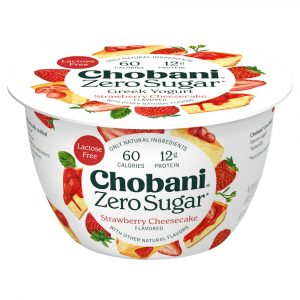 Chobani Greek Yogurt Zero Sugar Strawberry Cheesecake5.03oz*
