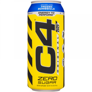 C4 Energy Drink Frozen Bombsicle Zero Sugar 16 oz