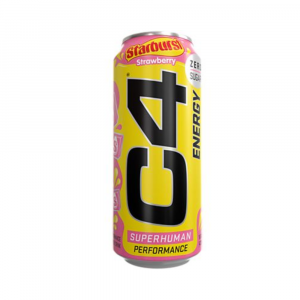 C4 Energy Drink Strawberry Blast Zero Sugar 16 oz