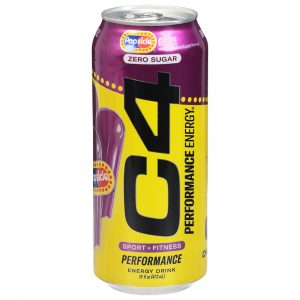 C4 Energy Drink Popsicle Grape Zero Sugar 16 oz