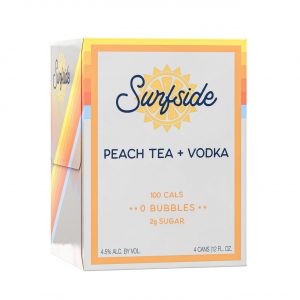 Surfside Peach Tea + Vodka 4 Pack Can 12oz