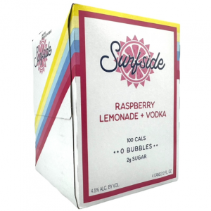 Surfside Raspberry & Lemonade + Vodka 4 Pack Can 12oz