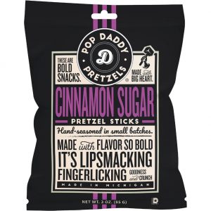 Pop Daddy Pretzels Cinnamon Sugar 3 oz