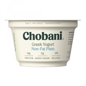 Chobani Greek Yogurt Chobani Greek yogurt Nonfat Plain 5.03oz*