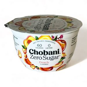 Chobani Greek Yogurt Zero Sugar Peach 5.03oz*