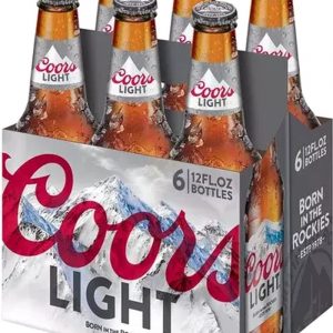 Coors Light 6 Pack 12oz Bottle