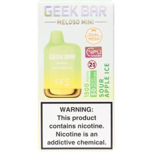 Geek Bar Meloso Mini Sour Apple Ice 1500 Puffs